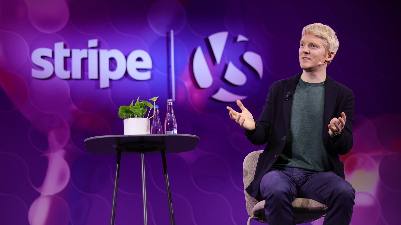 Stripe CEO says businesses must adapt in 'volatile world'