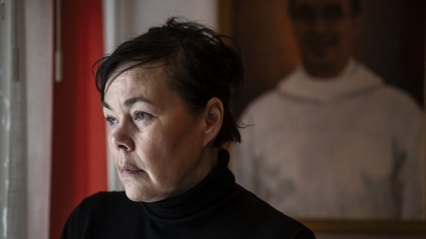 Vivian Motzfeldt from Siumut party poses in Nuuk