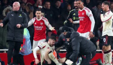 Martinelli criticised for reaction to injured Bradley