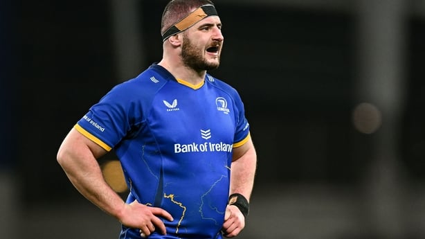 3 January 2026; Jerry Cahir of Leinster during the United Rugby Championship match between Leinster and Connacht at the Aviva Stadium in Dublin. Photo by Seb Daly/Sportsfile