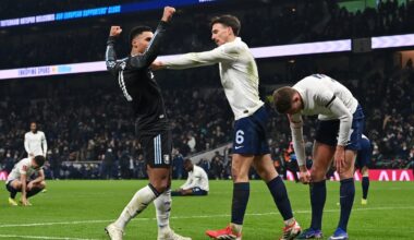 Spurs' Frank blames Watkins for melee after Cup exit