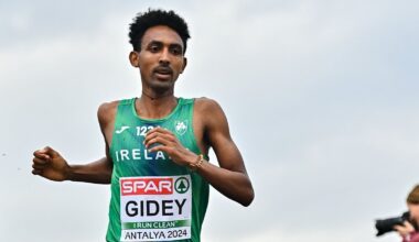 Gidey breaks Irish 10km road record in Valencia
