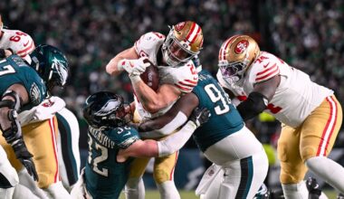 49ers eliminate defending Super Bowl champions Eagles