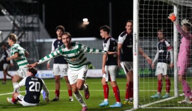 Celtic up to second as Nygren goal sees off Falkirk