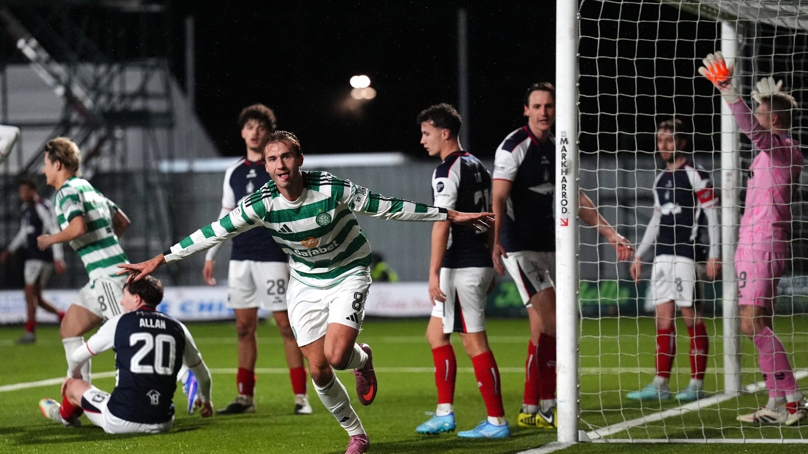 Celtic up to second as Nygren goal sees off Falkirk