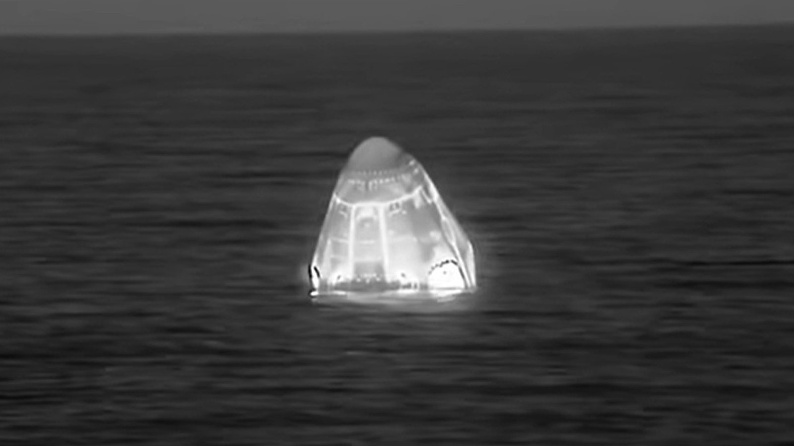 ISS crew splashes down in Pacific after emergency return