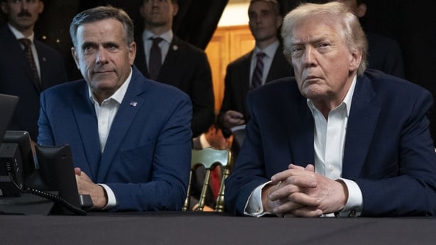 John Ratcliffe with Donald Trump in Florida