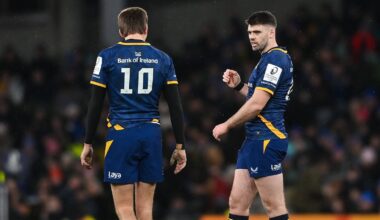 Cullen pleased with Leinster's out-half tandem