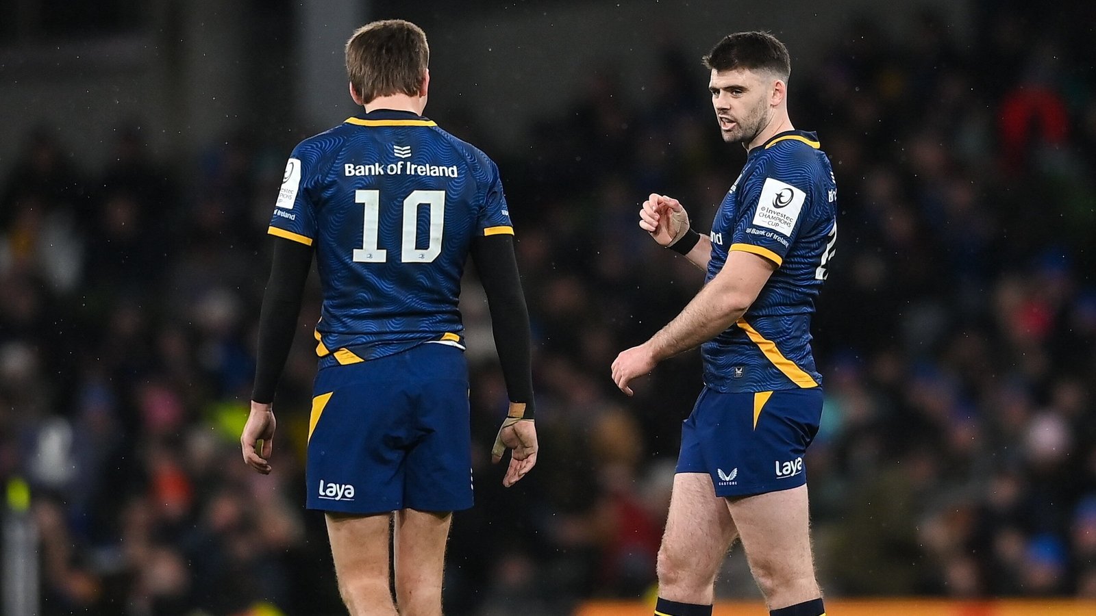 Cullen pleased with Leinster's out-half tandem