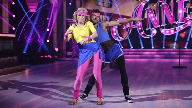 Anne Cassin and Robert Rowiński on Week Three of Dancing with the Stars Photo: Kyran O'Brien