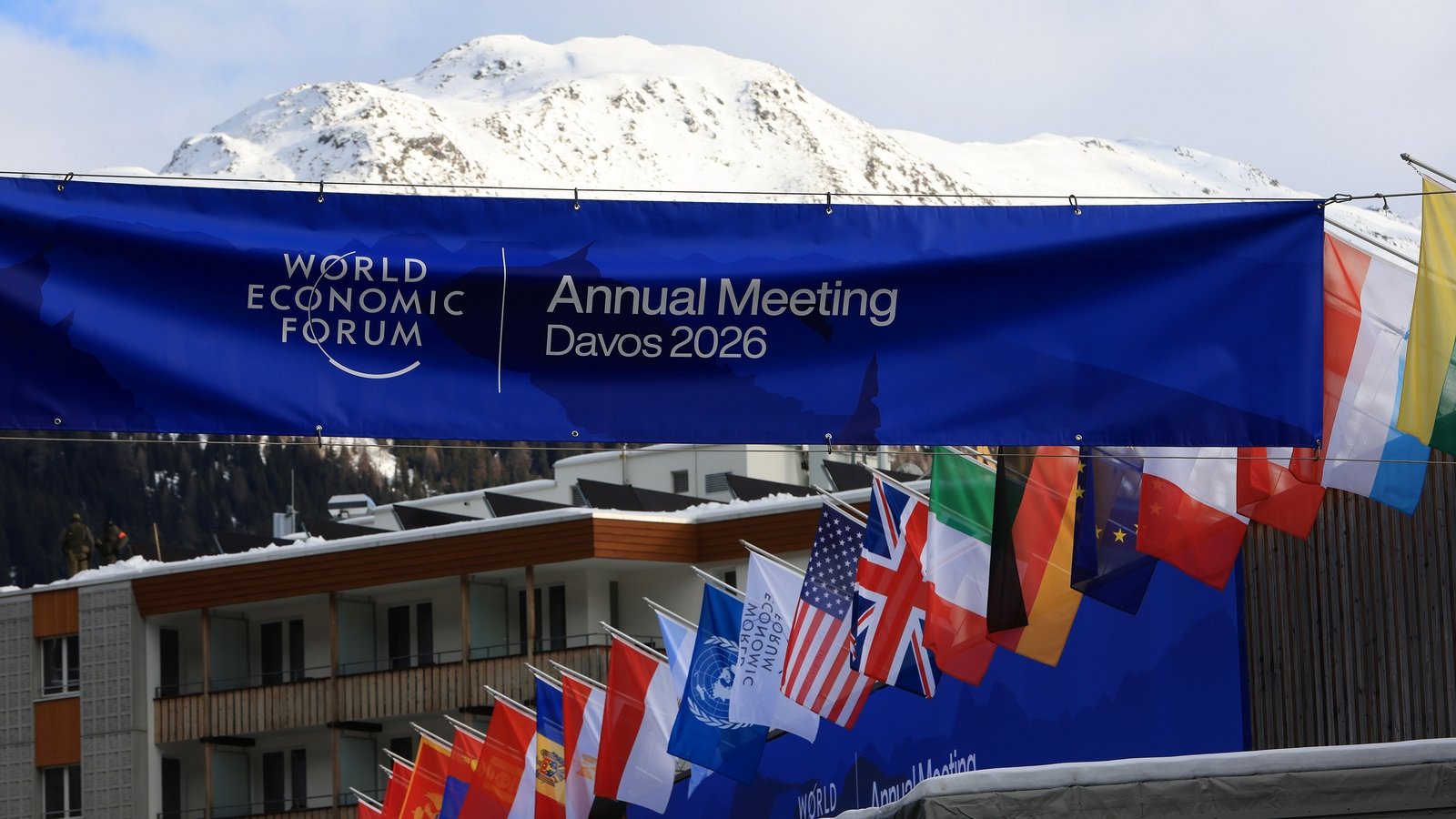 EU leaders take stage at Davos as US tariff threat looms