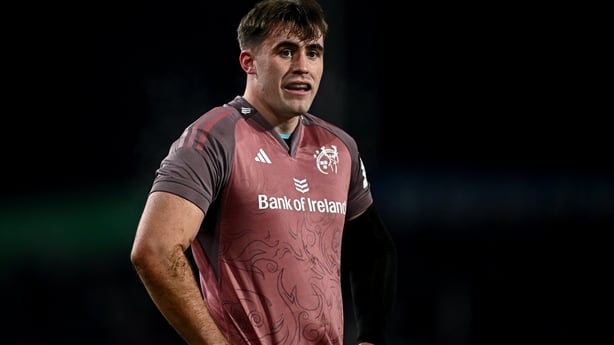 17 January 2026; Brian Gleeson of Munster during the Investec Champions Cup match between Munster and Castres Olympique at Thomond Park in Limerick. Photo by Seb Daly/Sportsfile