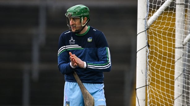 17 January 2026; Limerick goalkeeper Nickie Quaid during the Co-Op Superstores Munster Senior Hurling League final match between Waterford and Limerick at Mallow GAA Complex in Mallow, Cork. Photo by Ben McShane/Sportsfile