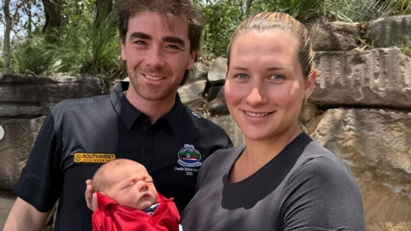 All-Ireland winner Curran meets newborn son