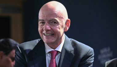 Infantino aims playful dig at British football fans