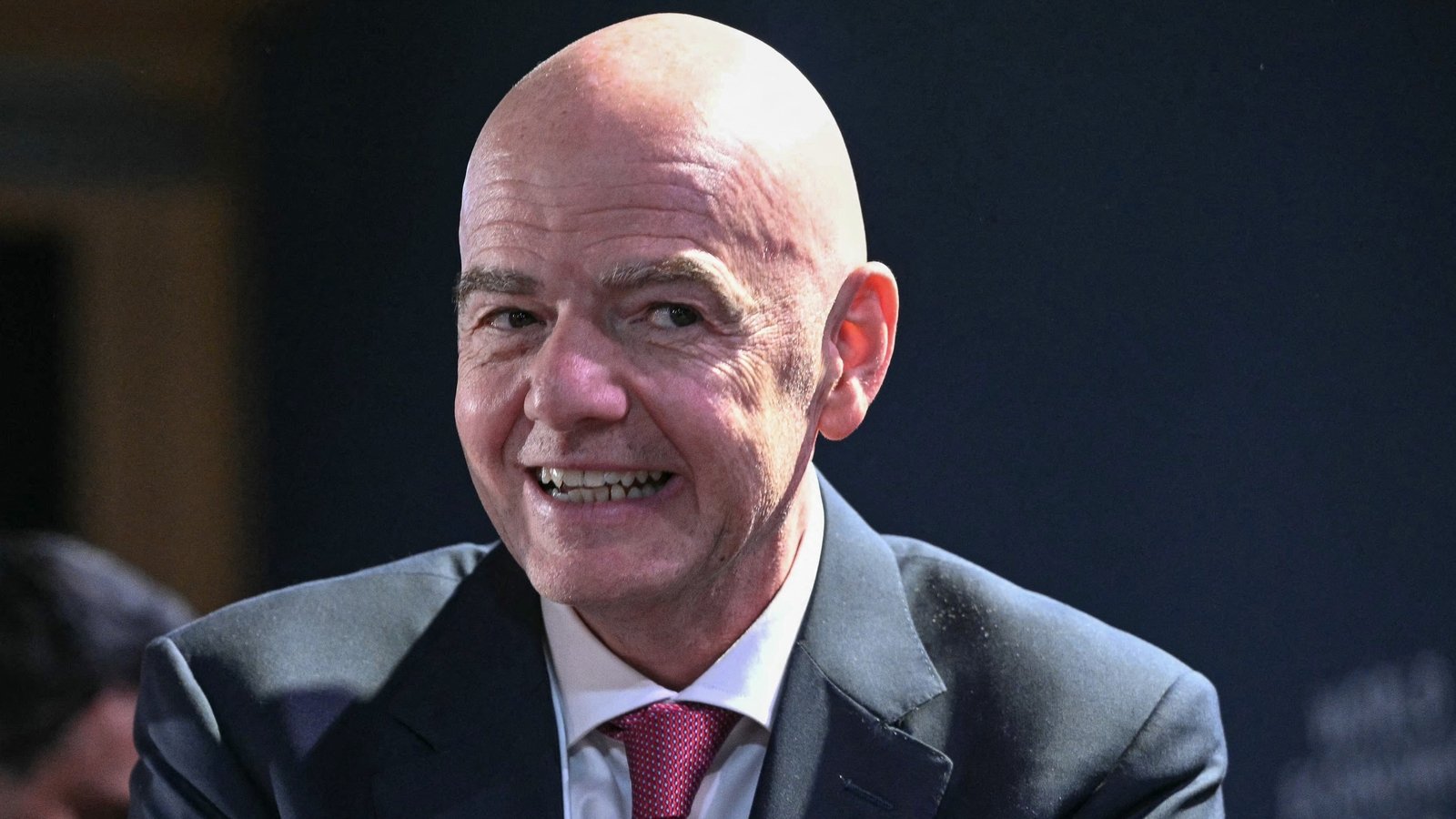 Infantino joke about British fans not 'helpful'