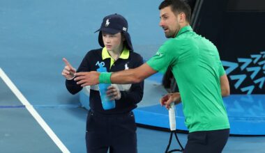 Djokovic apologises after almost hitting ball kid
