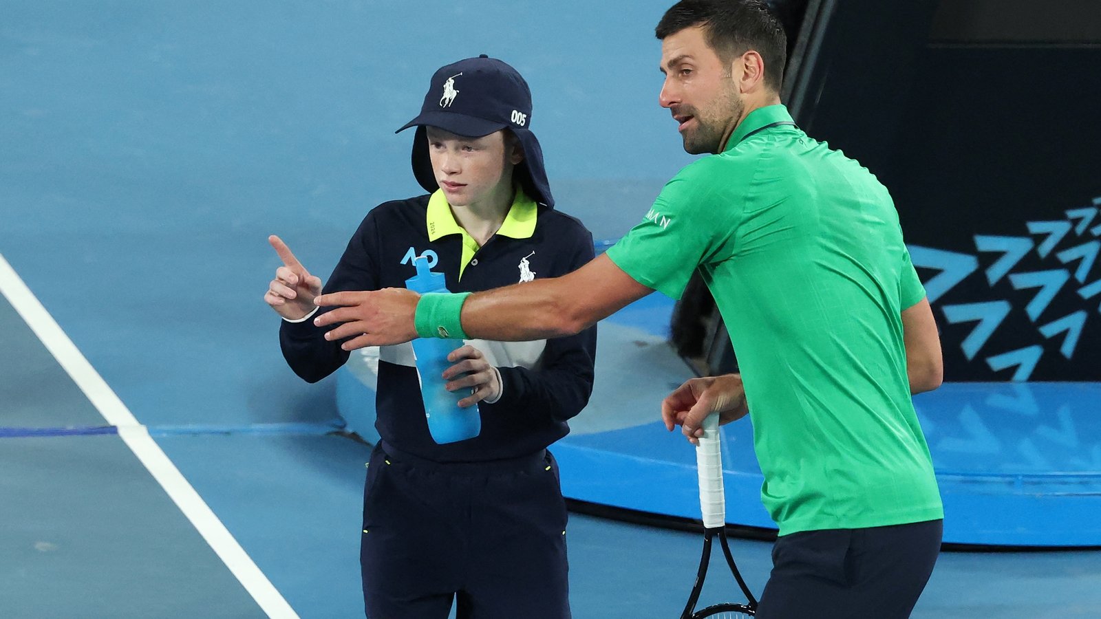 Djokovic apologises after almost hitting ball kid