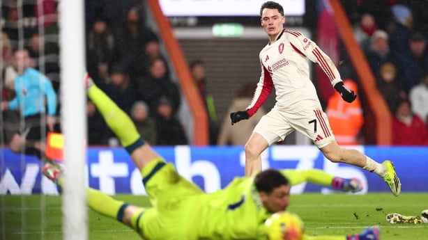 BOURNEMOUTH, ENGLAND - JANUARY 24: Florian Wirtz of Liverpool shot goes just wide during the Premier League match between Bournemouth and Liverpool at Vitality Stadium on January 24, 2026 in Bournemouth, England. (Photo by Shaun Brooks - CameraSport via Getty Images)