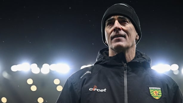 24 January 2026; Donegal manager Jim McGuinness after the Allianz Football League Division 1 match between Dublin and Donegal at Croke Park in Dublin. Photo by Seb Daly/Sportsfile