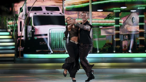 Katelyn Cummins with Pro Dancer Leonardo Lini