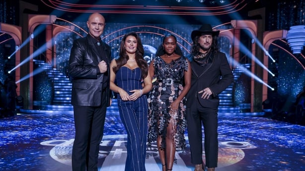  Brian Redmond, Karen Byrne, Oti Mabuse, and Arthur Gourounlian