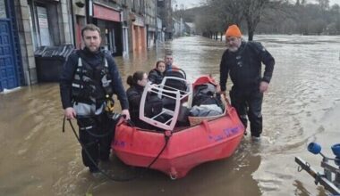 Family with newborn rescued after Enniscorthy flooding
