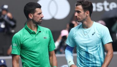 Musetti, two sets up against Djokovic, retires injured - RTE.ie