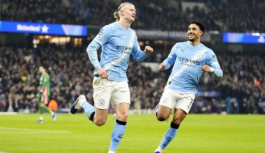 Haaland ends his drought as City edge into top eight