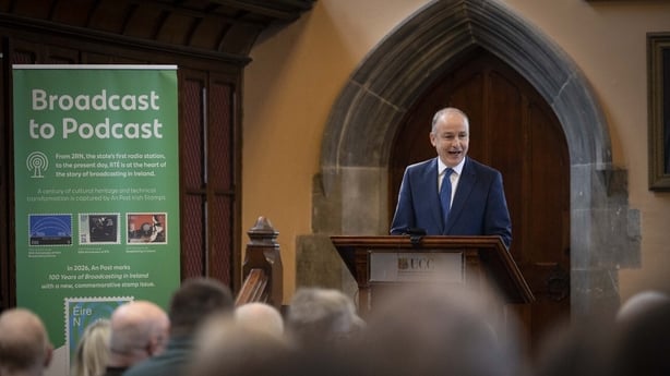 Taoiseach - radio conference cork - pic - Paschal Sheehy - RTE