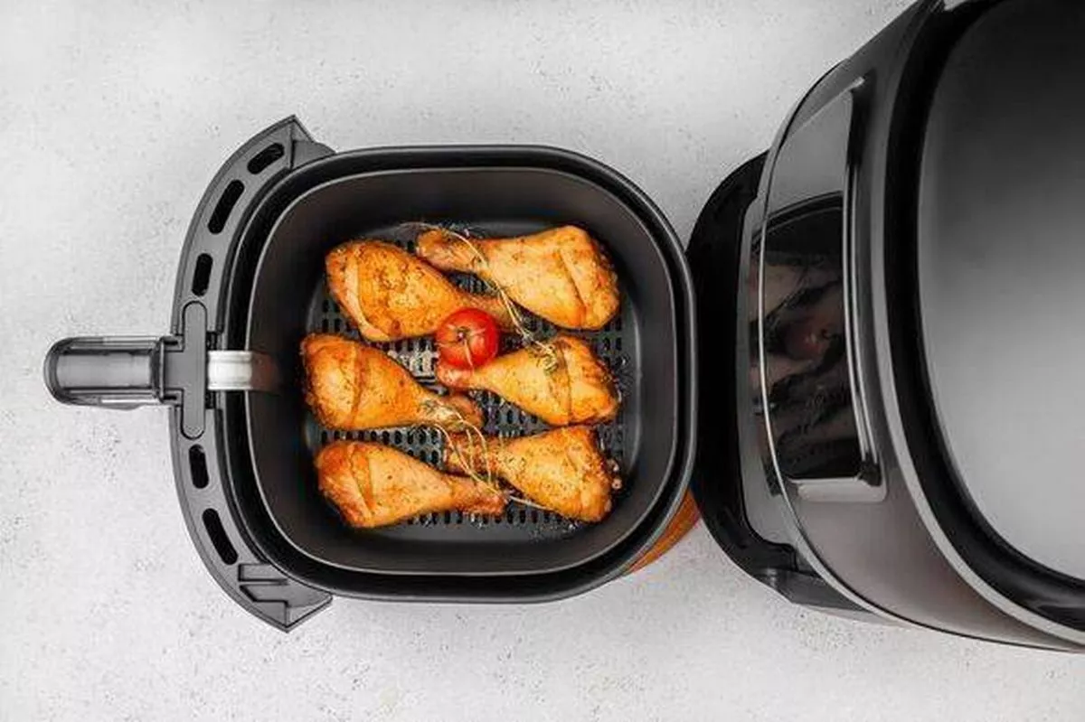 Chicken and tomato in air fryer