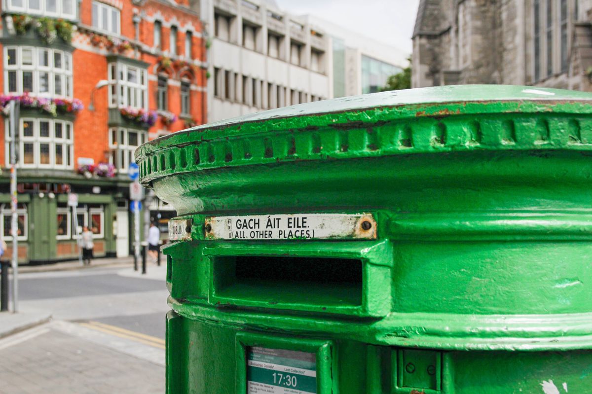 Post box in Dublin