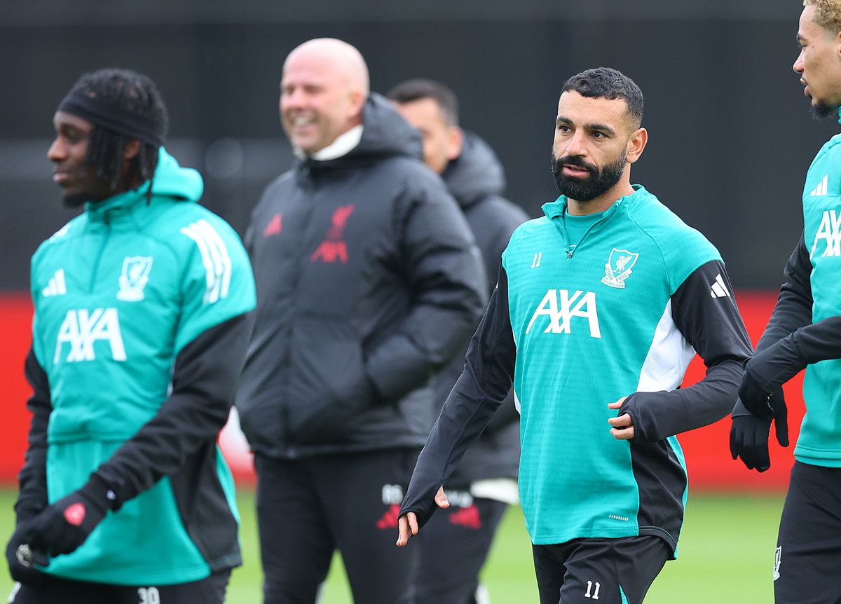 Salah returned to Liverpool training on Tuesday ahead of the Champions League clash against Marseille.