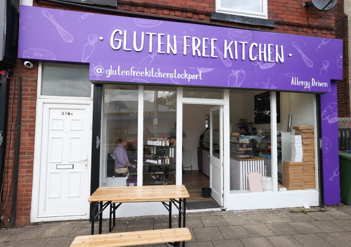 The 'allergy driven' café is on Stockport Road in Cheadle Heath