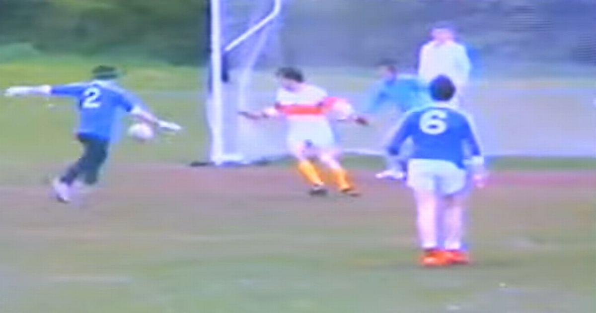 Action from the 60-hour match in 1986