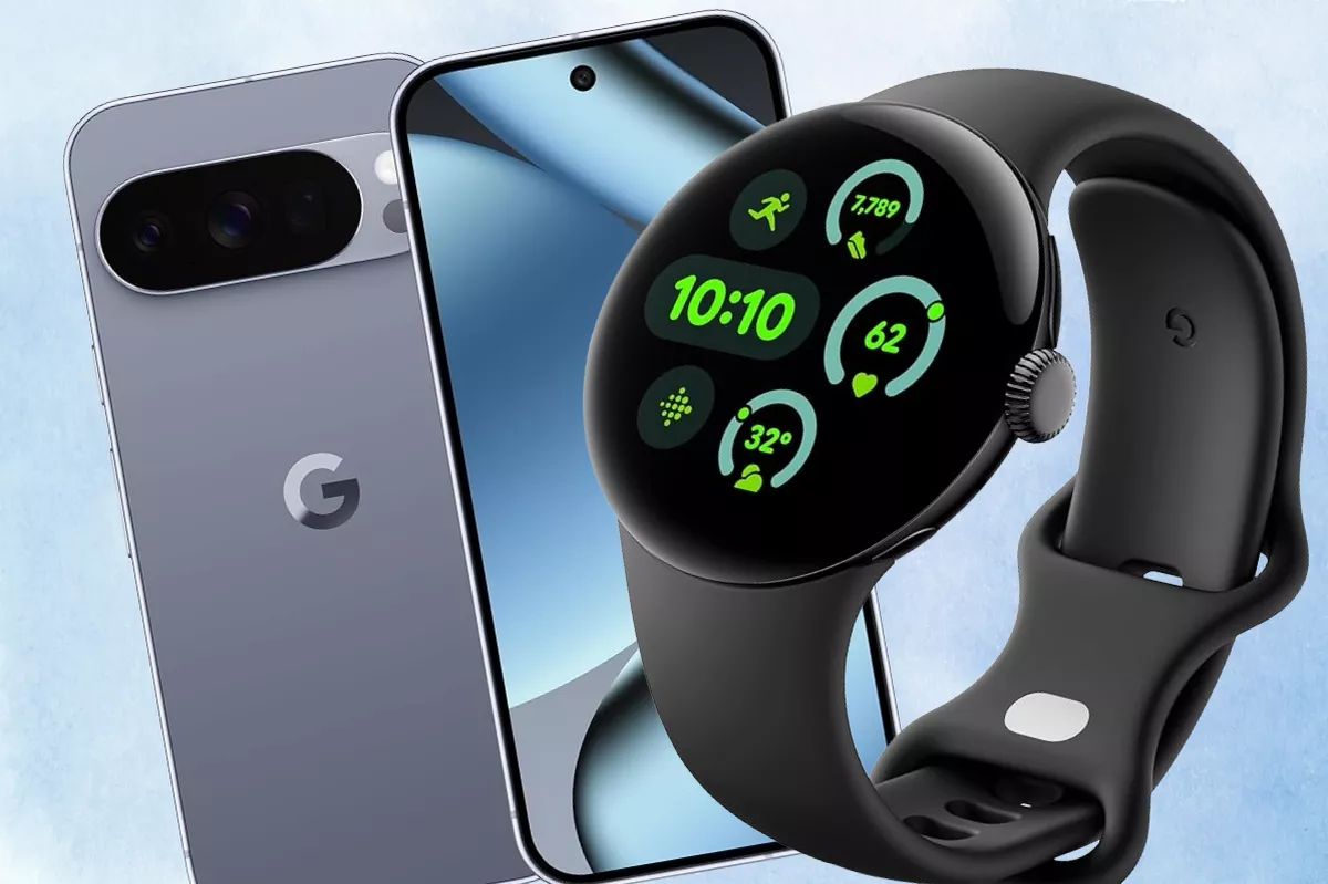 Pixel 10 Pro with Pixel Watch 3 