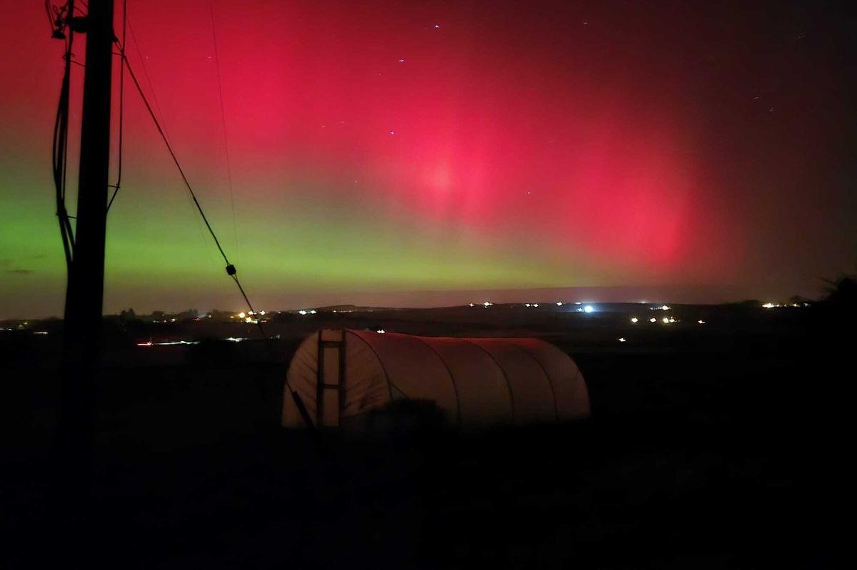 Northern Lights last night. Image: Vinny Fanneran