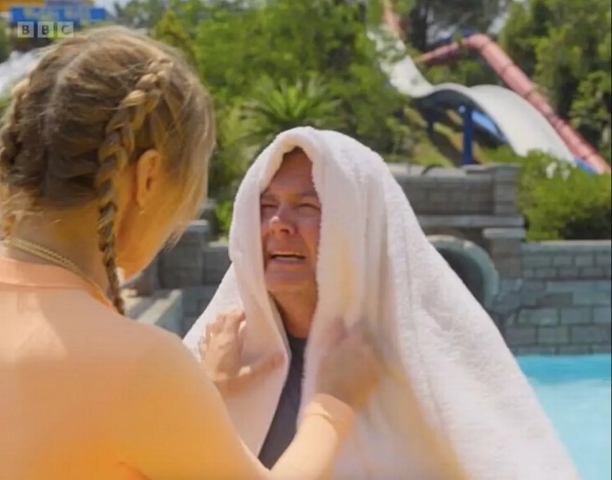 Amanda Holden took amusement out of Alan's escapade