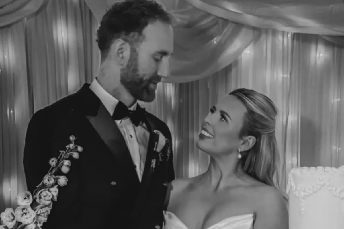 Conor Glass and his wife Niamh