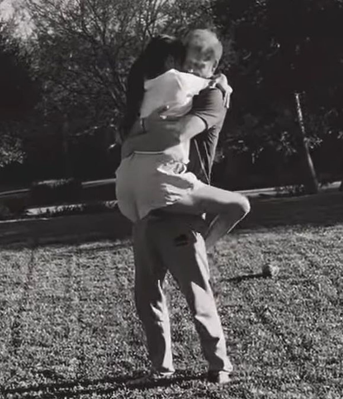 Meghan Markle has shared footage of her and Prince Harry dancing in a video filmed by their daughter Princess Lilibet. 
