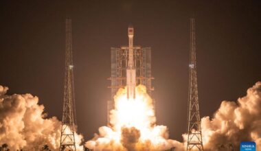 China launches two new satellites into space