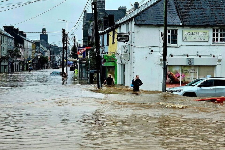 Midleton was hit by severe flooding during Storm Babet in October 2023. Photo: Damien Rytel