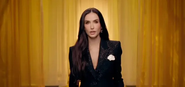 Demi Moore/Instagram/NFL Demi Moore in an Instagram video posted on November 25, 2025.