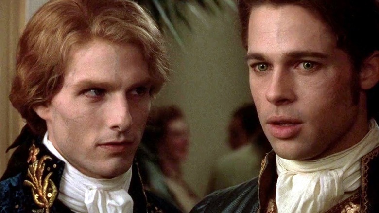 Lestat gazing at Louis in Interview with the Vampire