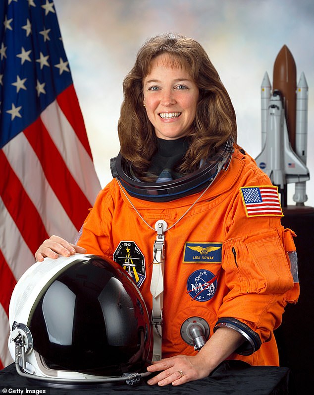 Nowak (pictured) was a decorated astronaut before she violently confronted her ex-boyfriend's new girlfriend