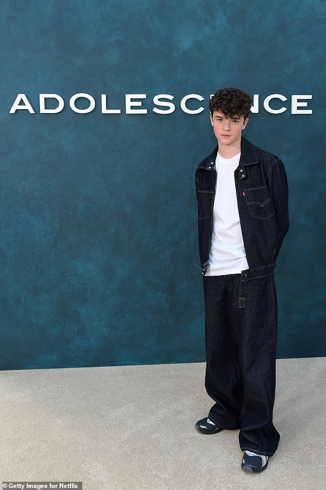 Adolescence leads this year¿s television nominees with six nominations including a nod for Best Limited Series; (Owen Cooper is pictured)