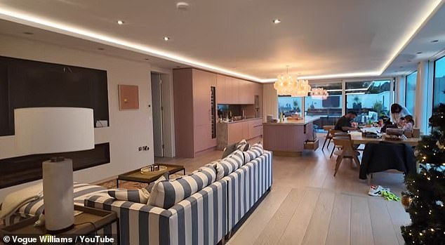 Vogue Williams gave fans a glimpse of her stunning home in Howth, Ireland as she rang in the New Year with husband Spencer Matthews and their three children