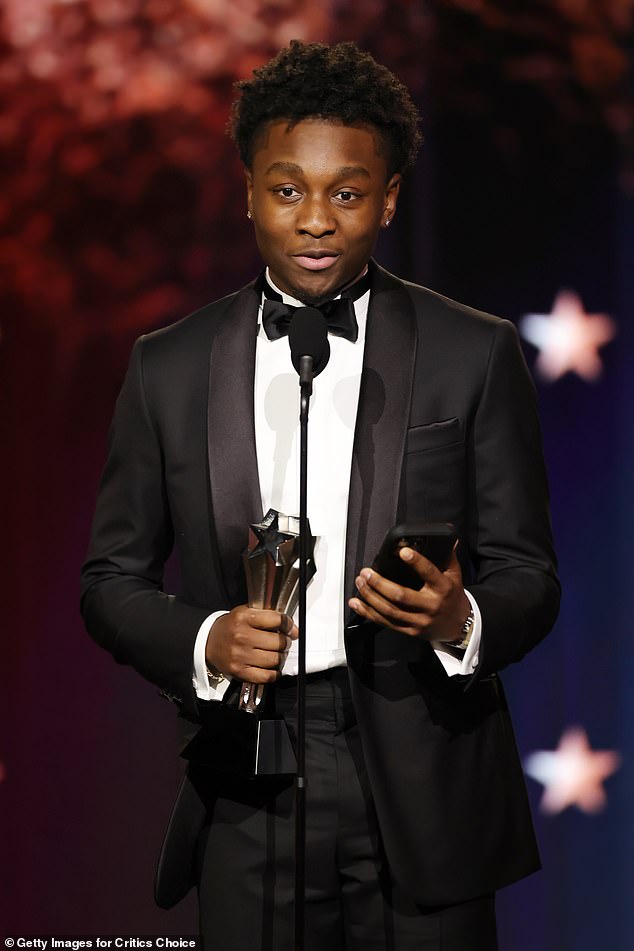 The 20-year-old actor earned Best Young Actor/Actress for their work in the blockbuster Sinners at the gala taking place in Santa Monica, California on Sunday