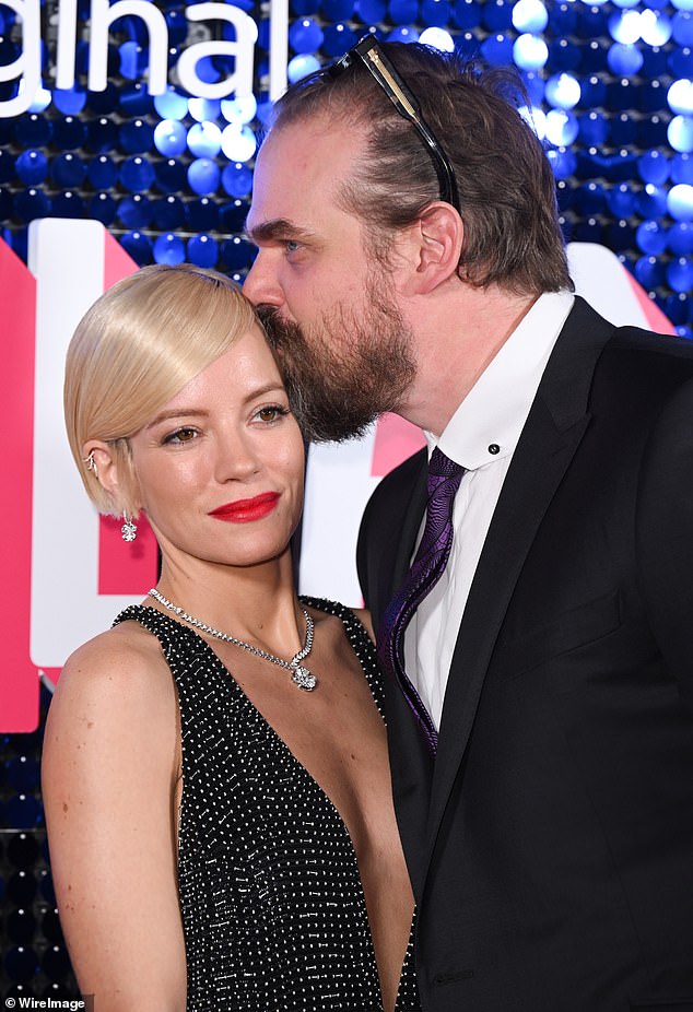 Friends say that the star will rent out her former council flat in West London which she bought last year as her marriage to David Harbour (pictured) began to fall apart