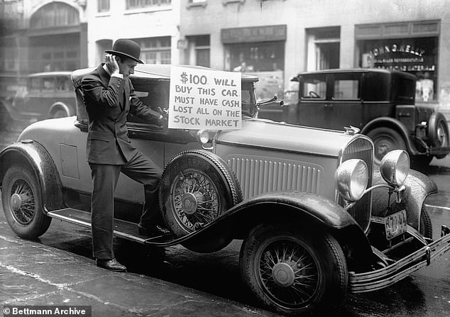 A bankrupt investor in New York tries to sell his car after 1929 crash